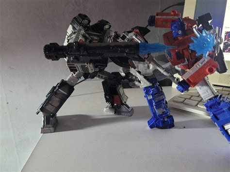 Finally made a good looking fight scene : transformers