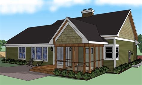 Craftsman Style House Plan - 3 Beds 2 Baths 2023 Sq/Ft Plan #51-512