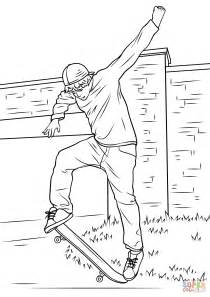 Skating Skateboard Coloring Pages - Learny Kids