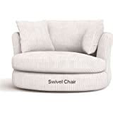 Oversized Round Swivel Cuddle Chair | Chair Design