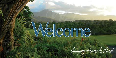 Welcome Church Banners & Hardware | Banners4Churches.com