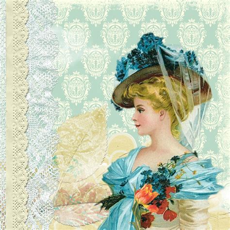 Victorian Lady Vintage Collage Free Stock Photo - Public Domain Pictures