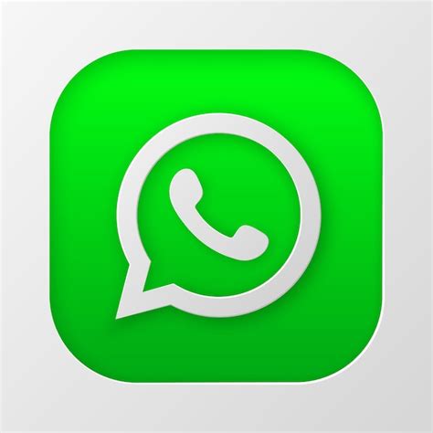 Icono de whatsapp en iconos de redes sociales de estilo de corte de ...