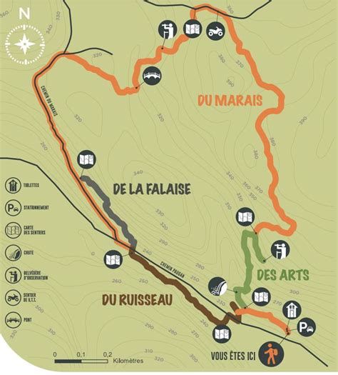 Parc des chutes de Denholm | Hiking trails, Map, Waterfall