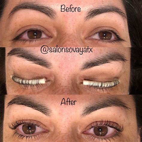 Before/During/After -Eyelash perm with Sovay Reeder at Salon Sovay. This result creates a ...