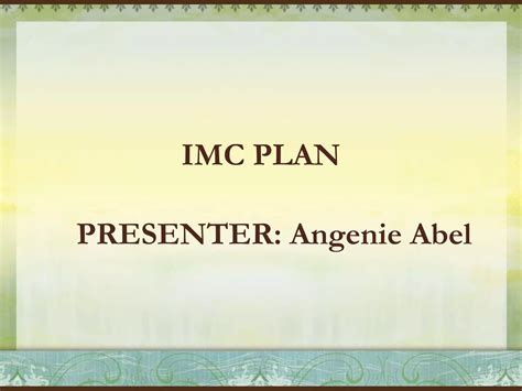 Integrated marketing communications plan (mooi cosmetics) | PPT