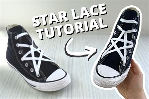 Star Lacing Shoes: EASY Tutorial With Photos - Wearably Weird