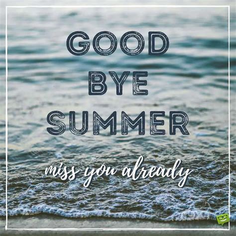 Goodbye, Summer | Farewell to the Hottest Season of the Year