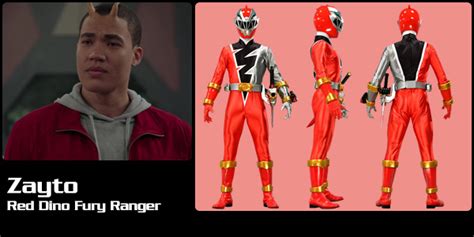 Zayto, Red Ranger - Power Rangers Dino Fury