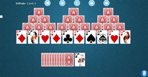 Tri-Peaks Solitaire - Play Free Card Games Online