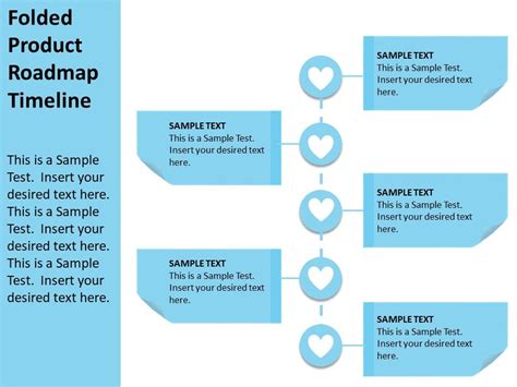 Folded Product Roadmap Timeline Template Roadmap Timeline | Images and ...