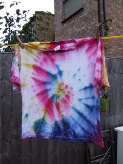 Tie Dye Tee | One of five tie-dyed shirts we made today. | Giles ...