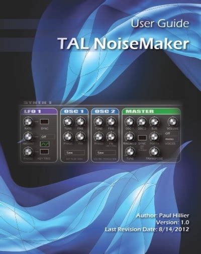 1 Introduction to TAL NoiseMaker - Togu Audio Line