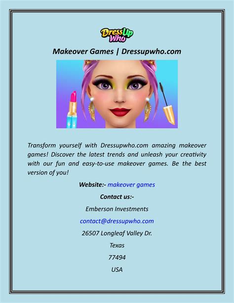 PPT - Makeover Games Dressupwho PowerPoint Presentation, free download ...