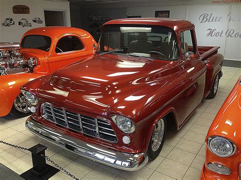 Custom 1956 Chevy Truck Restomod, Frame off, Overdive, leather, A/C, 100 miles!