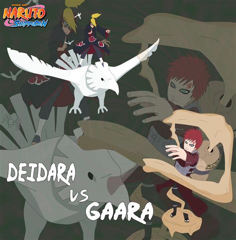 Deidara VS Gaara by Deidara465 on DeviantArt