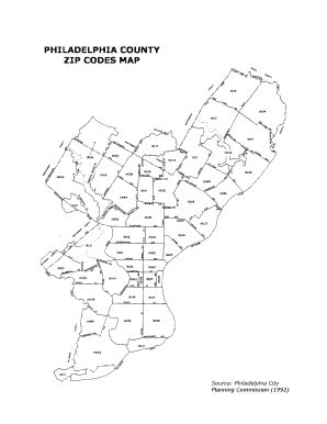 Philadelphia Zip Code Map: Complete with ease | airSlate SignNow