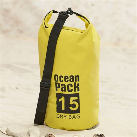 15 Liter Waterproof Storage Dry Bag with Removable Shoulder Strap - Walmart.com - Walmart.com