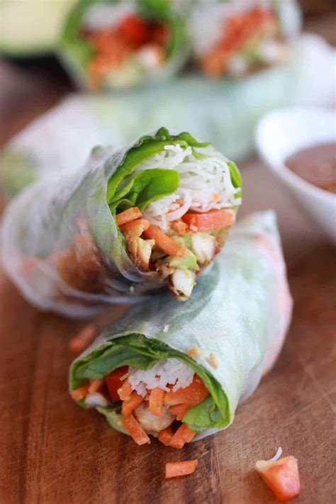 Vietnamese Chicken Spring Rolls