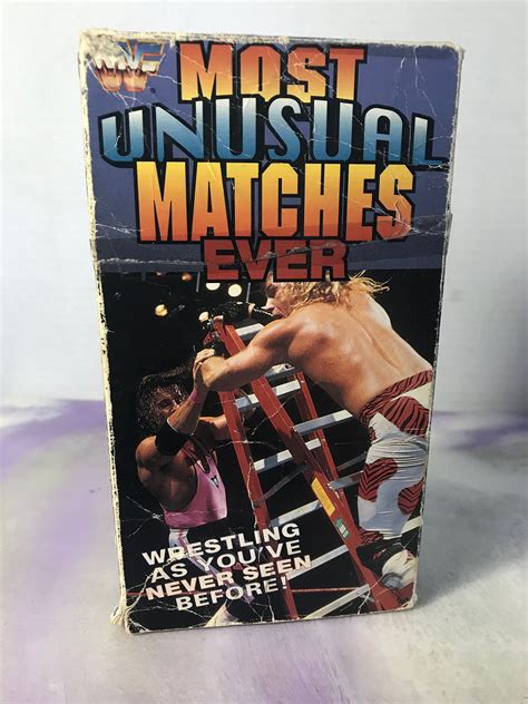 Vintage wwf most unusual matches ever home video 1990 s wwe rare ...