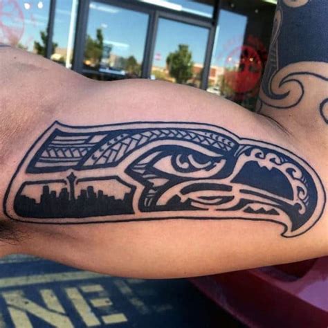 30 Seattle Skyline Tattoo Designs For Men - City Ink Ideas