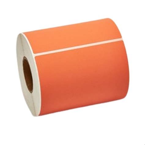 Orange Chromo Paper Barcode Label Stickers, Packaging Type: Roll, Size: 2x1 Inch at Rs 200/roll ...
