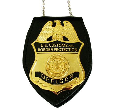 US CBP Officer Customs and Border Protection Badge Solid Copper Replic ...