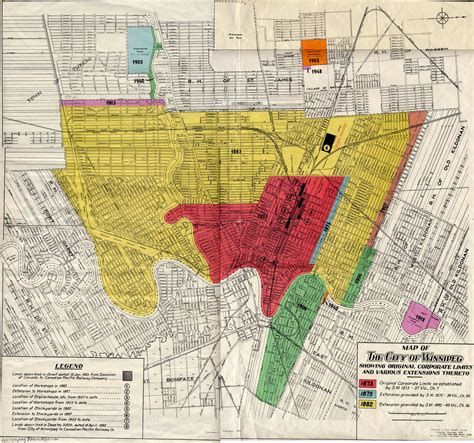 Map of the City of Winnipeg Showing Original Corporate Lim… | Flickr