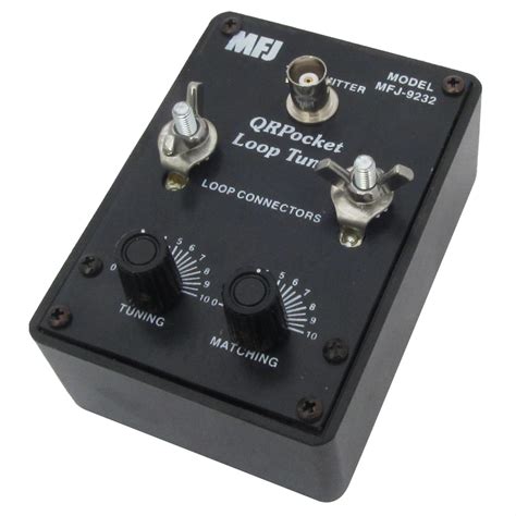 antenna tuner MFJ-9232 HF QRP Mini Loop Antenna Tuner 25W Consumer ...