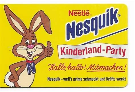 RARE / PHONE Card - Nestle: Nesquik Chocolate Breakfast / Phonecard $9.66 - PicClick