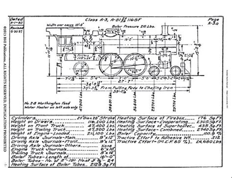 Southern Pacific Railroad Locomotives in 1951 Folio Diagrams by BHI Publications