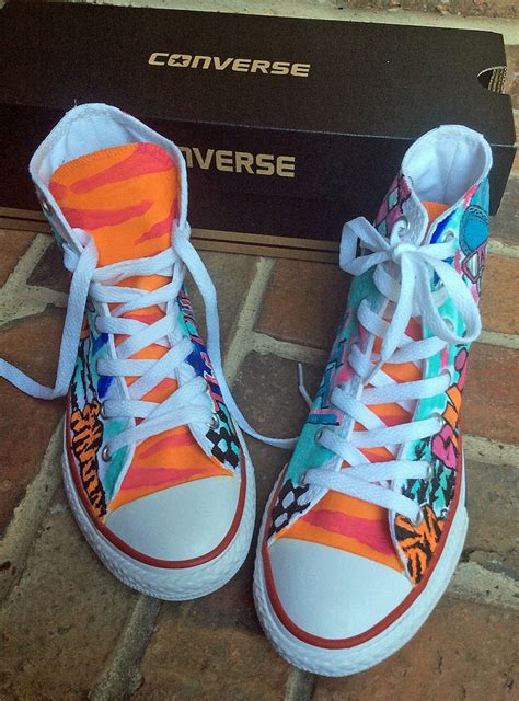 Custom Converse Handpainted Shoes Graffiti Art Painted | Etsy