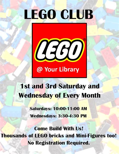 LEGO Club – Bennington Public Library