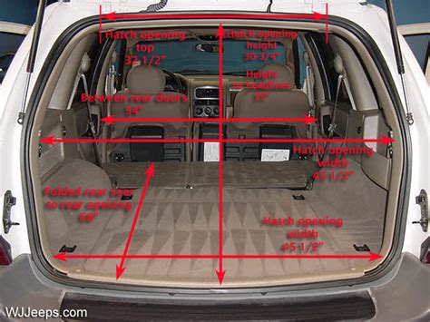 2017 Jeep Grand Cherokee Interior Dimensions | Psoriasisguru.com