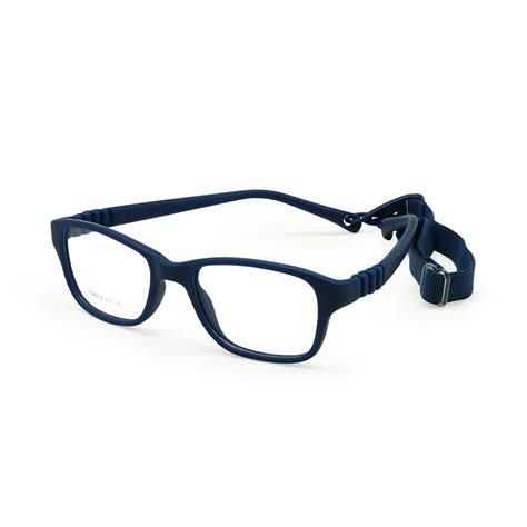 Children Glasses Frame Strap One-piece Safe Optical Prescription Bendable Flexible Eyeglasses ...