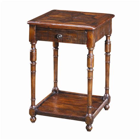 Theodore Alexander Tables Traditional Antique Wood End Table | Sprintz Furniture | End Tables