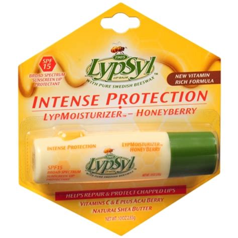 Lypsyl Lypmoisturizer Honeyberry Sunscreen Lip Protectant SPF15 Reviews 2020