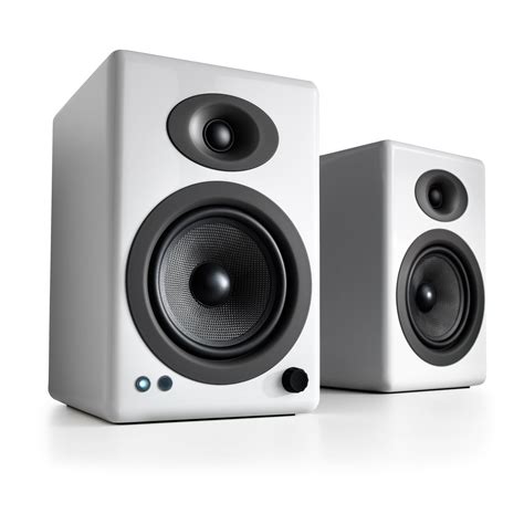 Audioengine: A5+ Wireless Powered Speakers w/Bluetooth - White ...