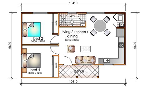 2 Bedroom Granny Flat Designs | 2 Bedroom Granny Flat Floor Plans ...