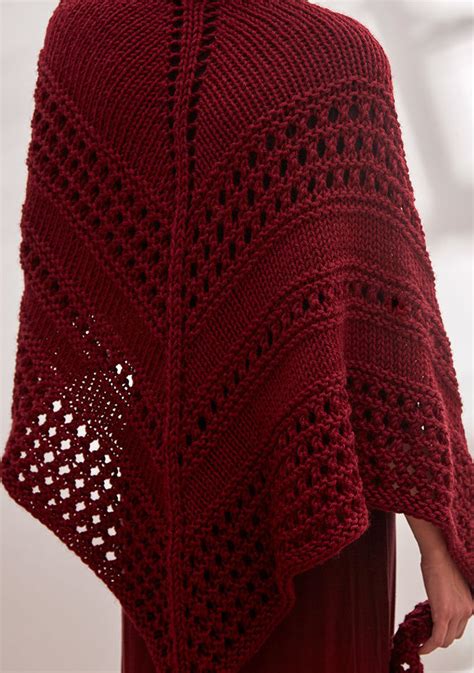 Shawls for Bulky Yarn Knitting Patterns | In the Loop Knitting