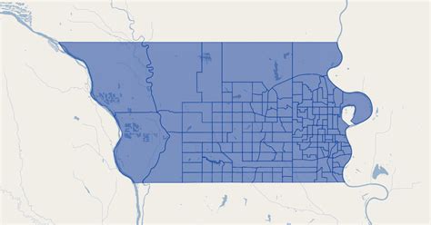 Douglas County, Nebraska Census Tracts 2010 | GIS Map Data | Douglas ...