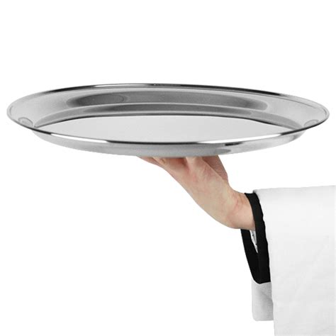 Stainless Steel Waiters Tray 14inch | Drink Tray Serving Tray - Buy at Drinkstuff