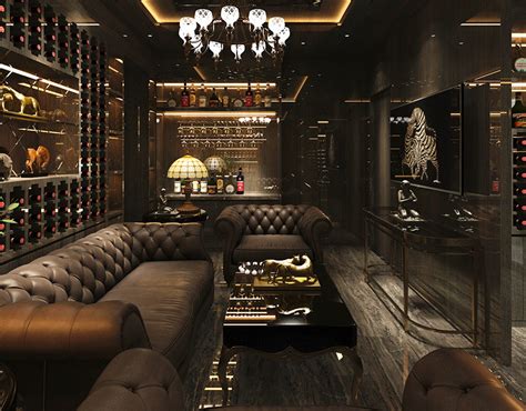 Cigar Room on Behance Cigar Lounge Decor, Bar Lounge Room, Cigar Lounge Man Cave, Cigar Lounge ...