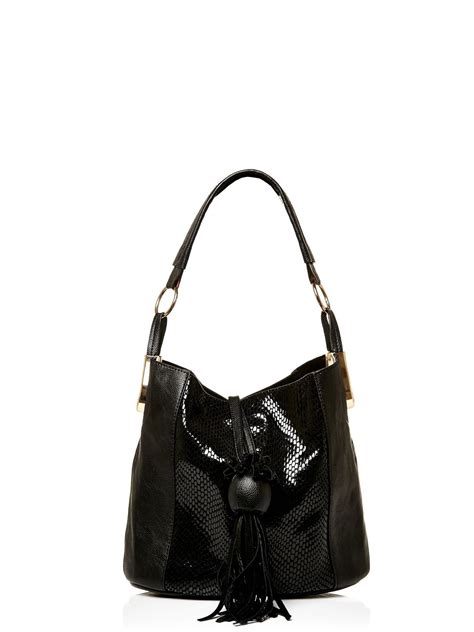 Moda in pelle Veliabag Casual Handbag in Black | Lyst