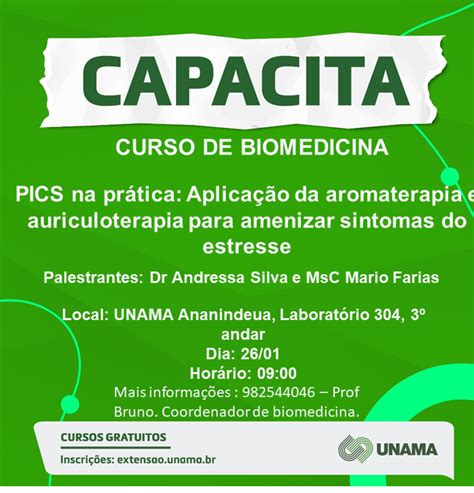 Confira o Capacita do curso de biomedicina | Blog dos cursos da UNAMA