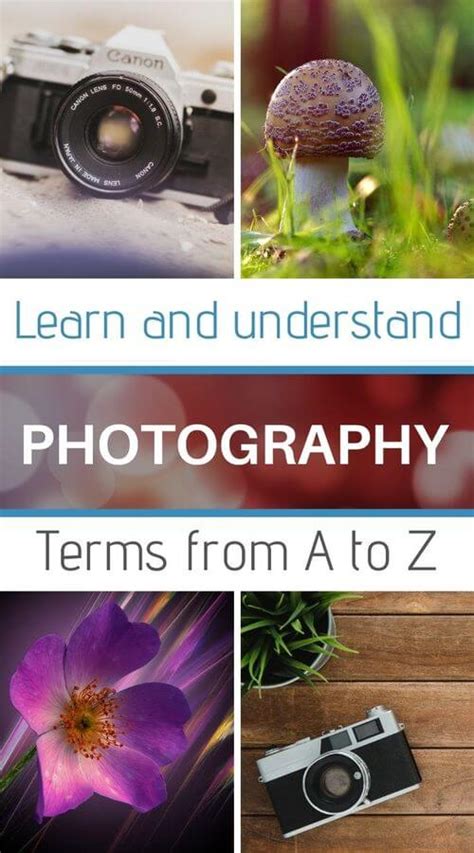 Photography terms : A to Z photographic glossary to begin