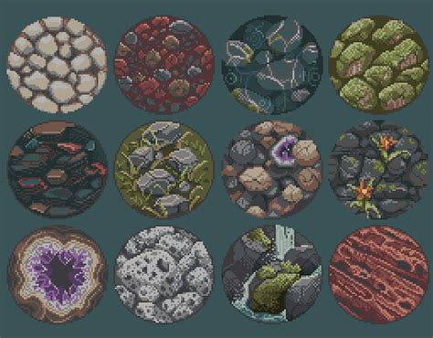 Stone Textures : r/PixelArt