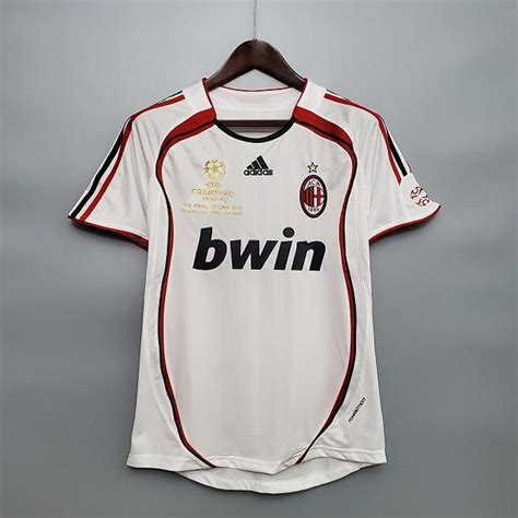 AC MILAN 2006 - 2007 UCL FINAL AWAY RETRO FOOTBALL SHIRT - My Retro Jersey