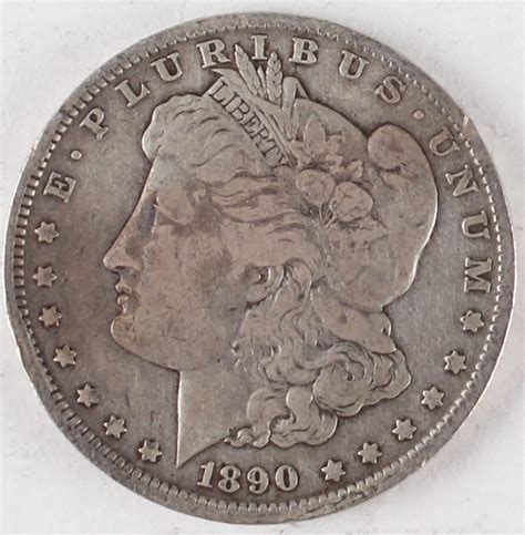 1890- O Morgan Silver Dollar | Pristine Auction