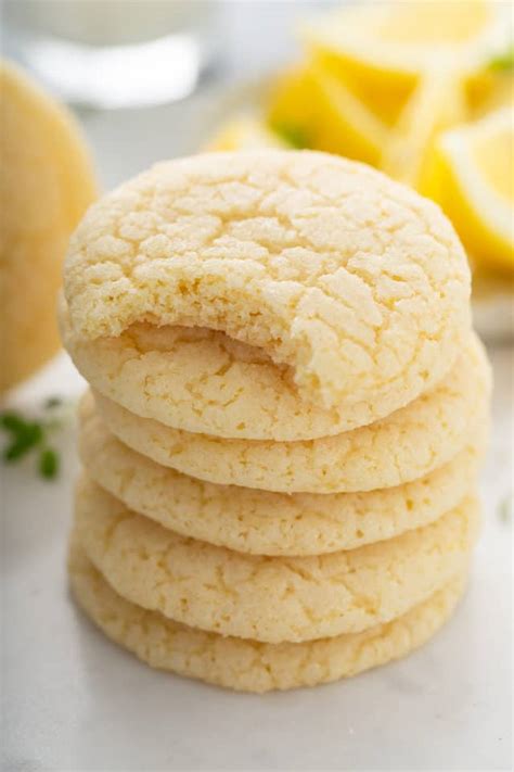 Chewy Lemon Sugar Cookies Recipe | My Baking Addiction